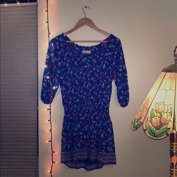 Blue Flower Dress - Picture 1 of 1